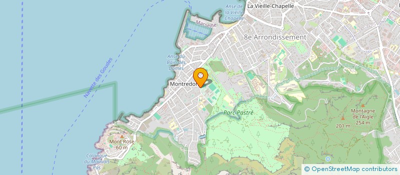 localisation de l'entreprise FONDS DE DOTATION DU THEATRE DES CALANQUES  MARSEILLE