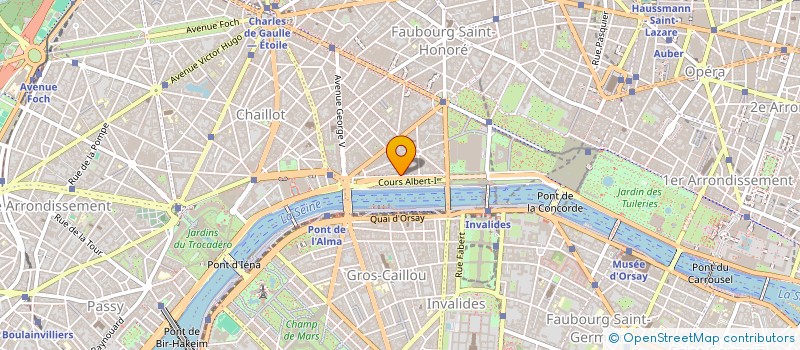 localisation de l'entreprise FONDS DE DOTATION ECOLE SUPERIEURE DES AFFAIRES DE BEYROUTH POUR LE RAYONNEMENT DE LA FRANCE AU LIBAN  PARIS