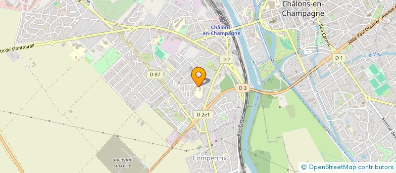 localisation de l'entreprise FONDS DE DOTATION EDITH CRESSON POUR LES ECOLES DE LA 2EME CHANCE  CHALONS-EN-CHAMPAGNE