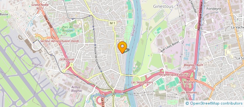 localisation de l'entreprise FONDS DE DOTATION ELLA  BLAGNAC