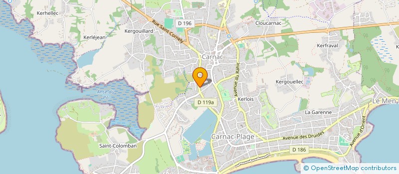 localisation de l'entreprise FONDS DE DOTATION EMILE ROCHER à CARNAC