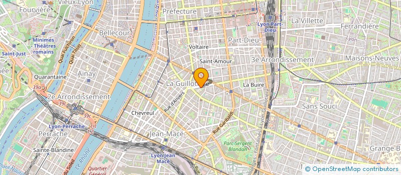 localisation de l'entreprise FONDS DE DOTATION ENDRIX  LYON