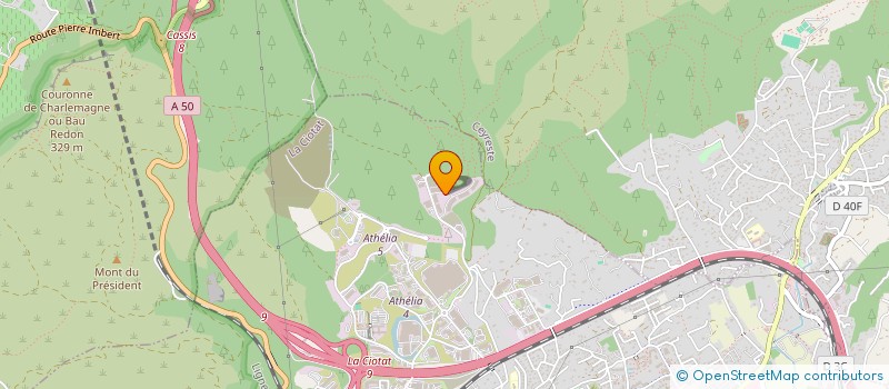 localisation de l'entreprise FONDS DE DOTATION EQUIP'EPS - POUR UNE EPS AMBITIEUSE ET BIENVEILLANTE (FONDS EQUIP'EPS)  LA CIOTAT