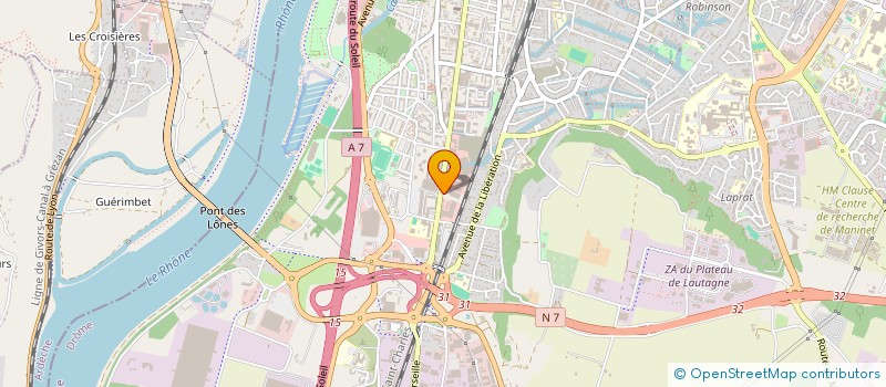localisation de l'entreprise FONDS DE DOTATION ESPACE M à VALENCE