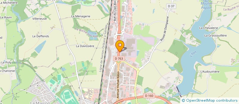 localisation de l'entreprise FONDS DE DOTATION ETABLIERES DEVELOPPEMENT à LA ROCHE-SUR-YON