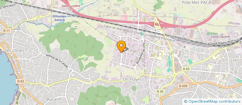 localisation de l'entreprise FONDS DE DOTATION FAIR UNITY à SIX FOURS LES PLAGES