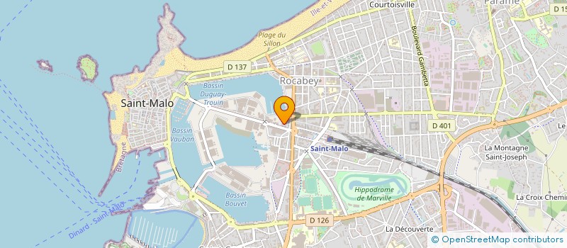 localisation de l'entreprise FONDS DE DOTATION FAMILEO  SAINT-MALO