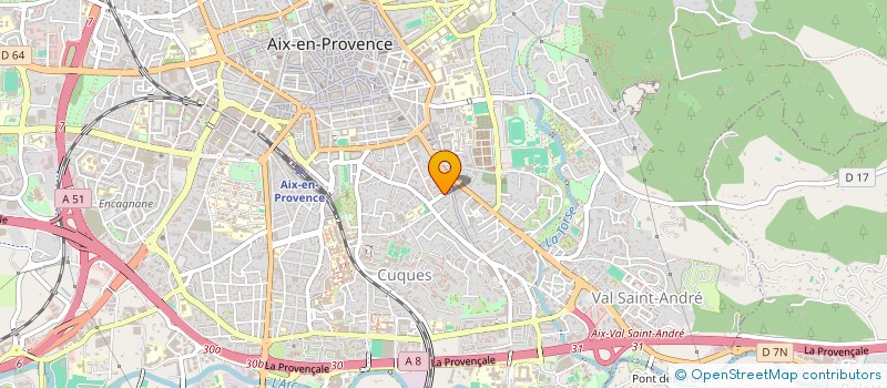 localisation de l'entreprise FONDS DE DOTATION FAMILLE BASTIAN-RAMARD à AIX-EN-PROVENCE