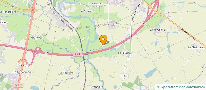 localisation de l'entreprise FONDS DE DOTATION FD LA VERGNE à ROCHE SUR YON (LA)
