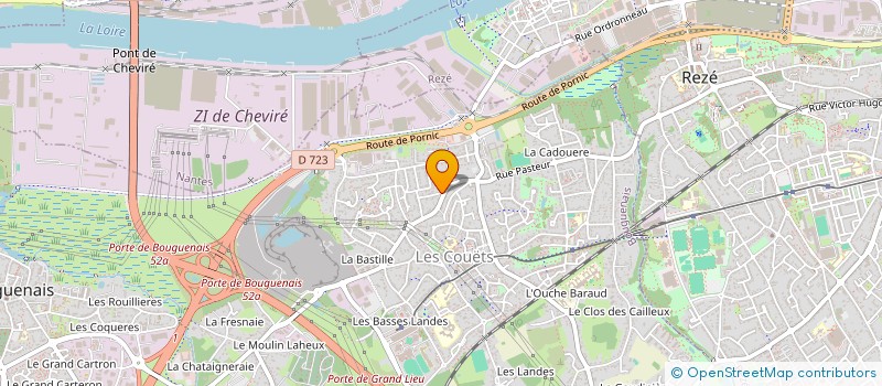 localisation de l'entreprise FONDS DE DOTATION FENELON  BOUGUENAIS