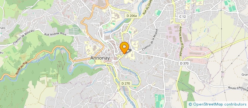 localisation de l'entreprise FONDS DE DOTATION FERTILE à ANNONAY