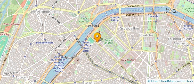 localisation de l'entreprise FONDS DE DOTATION FETE LE MUR  PARIS