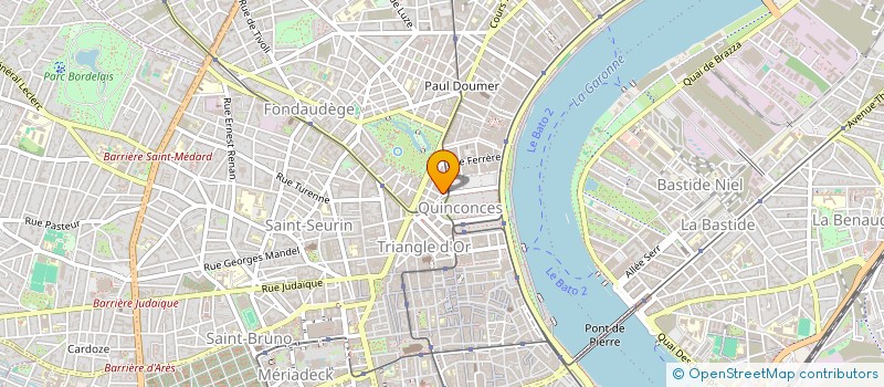 localisation de l'entreprise FONDS DE DOTATION FEVE  BORDEAUX