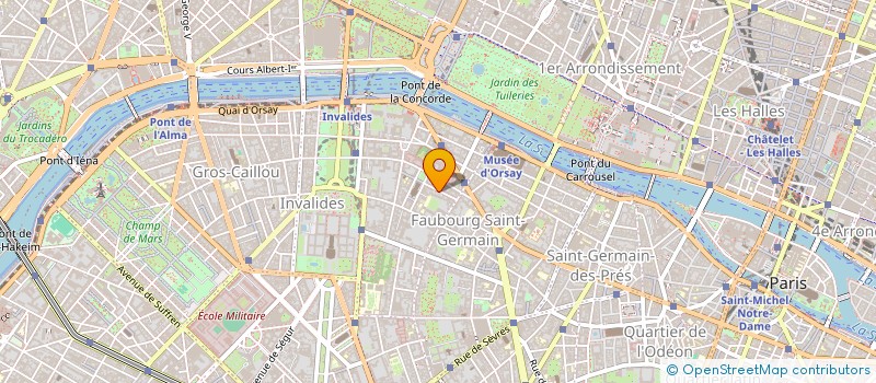 localisation de l'entreprise FONDS DE DOTATION FFAR - FONDS FRANCAIS POUR L'ARCHEOLOGIE ET LA RECHERCHE  PARIS