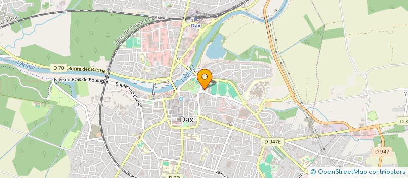 localisation de l'entreprise FONDS DE DOTATION FON'DAXTION à DAX