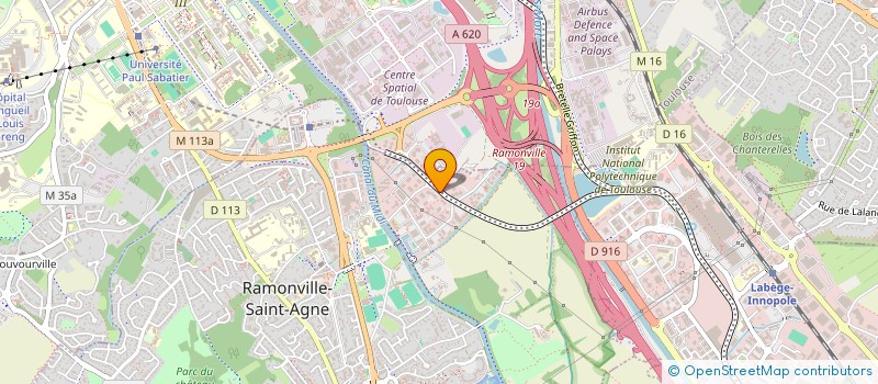 localisation de l'entreprise FONDS DE DOTATION FONDACTION AGIR INCLURE à RAMONVILLE-SAINT-AGNE