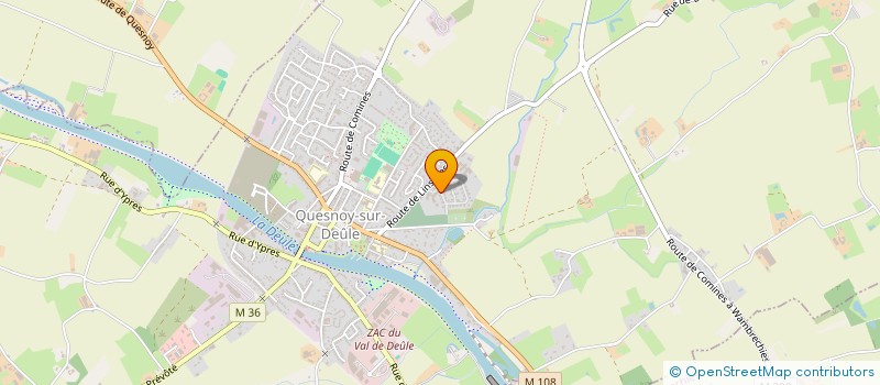 localisation de l'entreprise FONDS DE DOTATION FONDARPHA à QUESNOY-SUR-DEULE