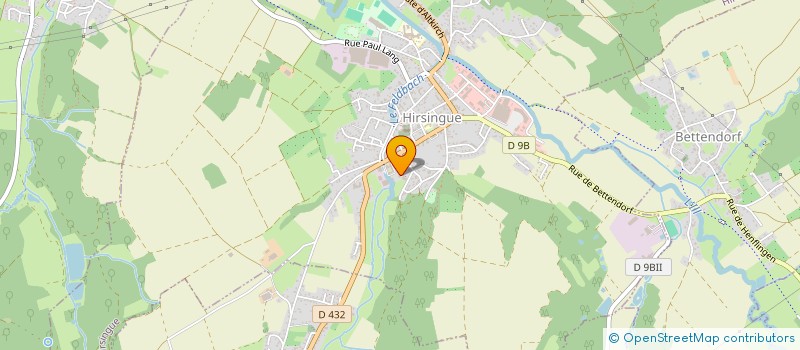 localisation de l'entreprise FONDS DE DOTATION FONDS A.P.E.I. HIRSINGUE  HIRSINGUE