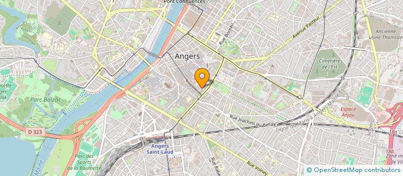 localisation de l'entreprise FONDS DE DOTATION FORETS CLIMAT à ANGERS