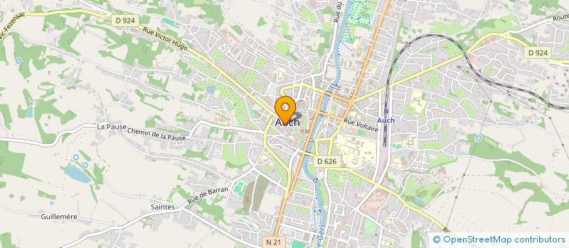 localisation de l'entreprise FONDS DE DOTATION GASCONS D'HONNEUR  AUCH