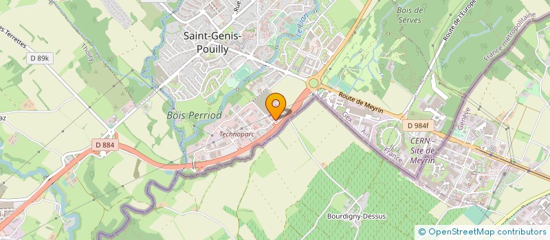 localisation de l'entreprise FONDS DE DOTATION GEMMES à SAINT-GENIS-POUILLY
