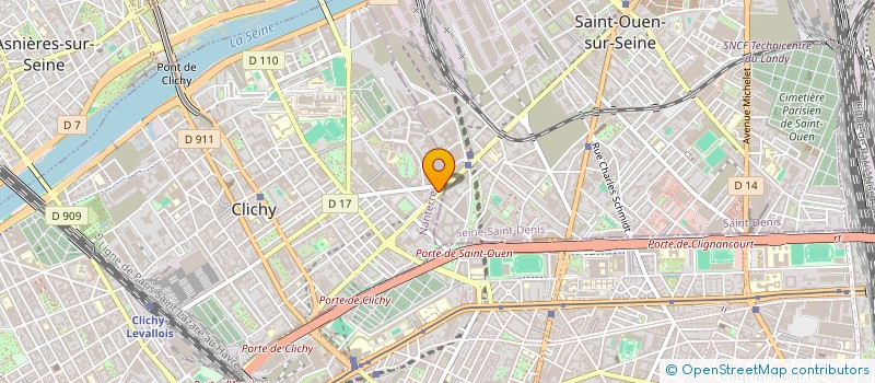 localisation de l'entreprise FONDS DE DOTATION GREEN SAVE THE PLANET à CLICHY