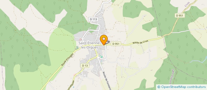 localisation de l'entreprise FONDS DE DOTATION GROUPE CHIROPTERES DE PROVENCE à SAINT-ETIENNE-LES-ORGUES