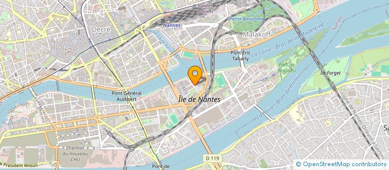 localisation de l'entreprise FONDS DE DOTATION HBC NANTES à NANTES