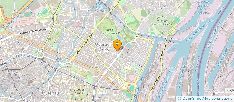 localisation de l'entreprise FONDS DE DOTATION HERITAGE MECANIQUE  STRASBOURG