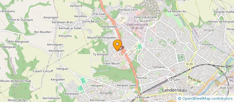 localisation de l'entreprise FONDS DE DOTATION IMPAKT à LANDERNEAU