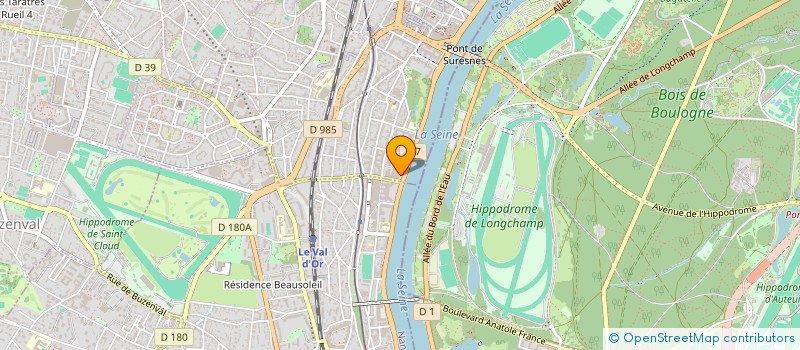 localisation de l'entreprise FONDS DE DOTATION INHERENT à SURESNES