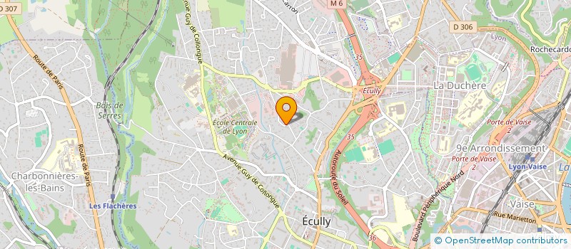 localisation de l'entreprise FONDS DE DOTATION INSTITUT DOMINIQUE & TOM ALBERICI  ECULLY