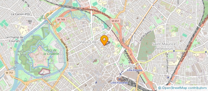 localisation de l'entreprise FONDS DE DOTATION INSTITUT POUR LA PHOTOGRAPHIE DES HAUTS-DE-FRANCE à LILLE