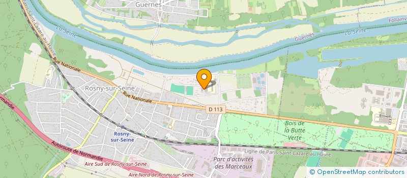 localisation de l'entreprise FONDS DE DOTATION ISTHME  ROSNY-SUR-SEINE