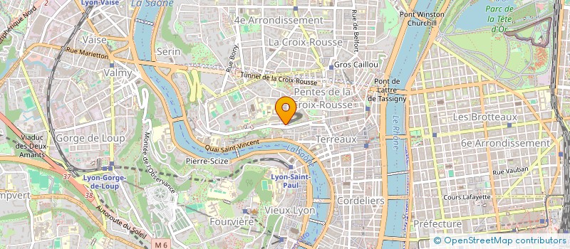localisation de l'entreprise FONDS DE DOTATION ISTYA à LYON