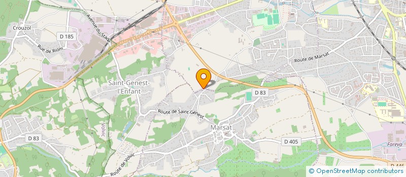 localisation de l'entreprise FONDS DE DOTATION JACQUELINE, FRANCOISE, CHRISTINE  MARSAT