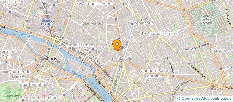 localisation de l'entreprise FONDS DE DOTATION JEAN-PIERRE BERTRAND  PARIS