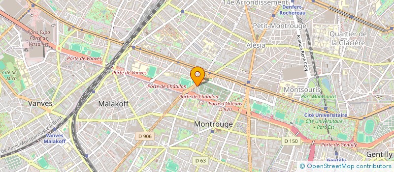 localisation de l'entreprise FONDS DE DOTATION JUDO SOLIDAIRE  PARIS