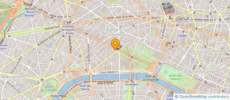 localisation de l'entreprise FONDS DE DOTATION JULIEN ET KELLY DASSAULT  PARIS 8