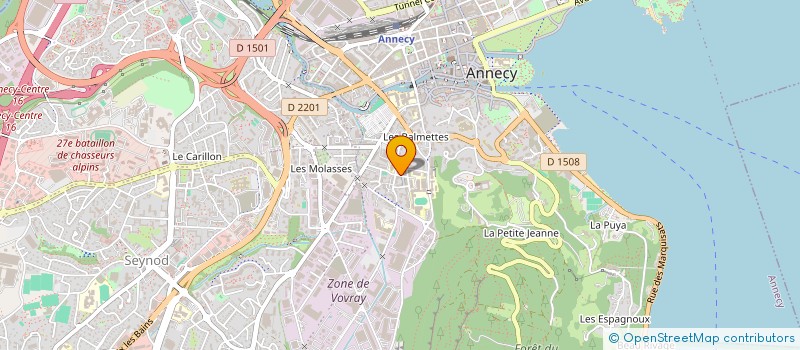 localisation de l'entreprise FONDS DE DOTATION KARMADON à ANNECY