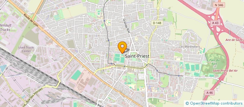 localisation de l'entreprise FONDS DE DOTATION KDANSE  SAINT-PRIEST