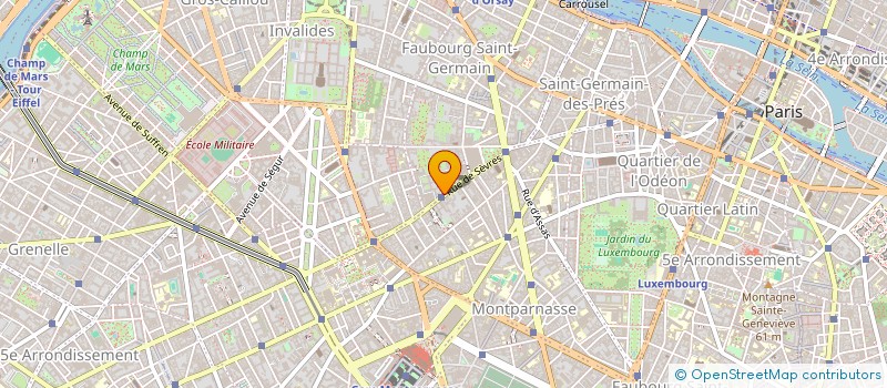 localisation de l'entreprise FONDS DE DOTATION KERING FOUNDATION  PARIS