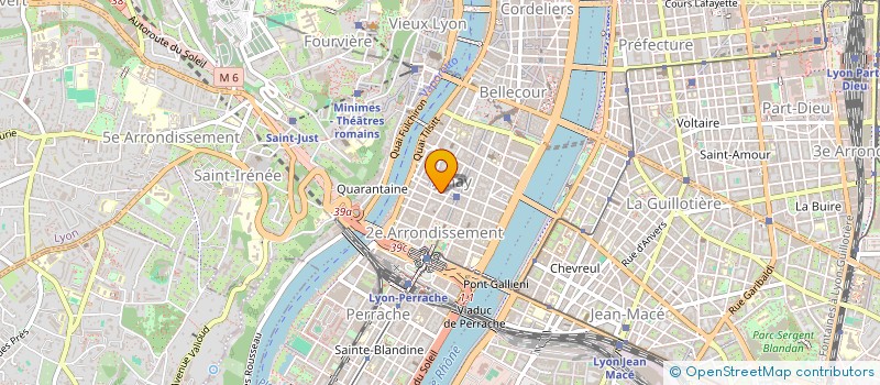 localisation de l'entreprise FONDS DE DOTATION L'ENTREPRISE DES POSSIBLES à LYON