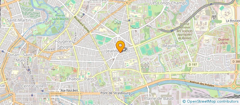 localisation de l'entreprise FONDS DE DOTATION L'ESPERANCE  RENNES