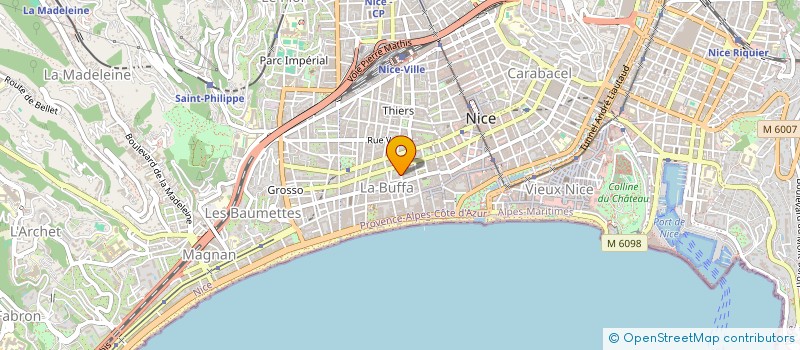 localisation de l'entreprise FONDS DE DOTATION LA GAYA SCIENZA à NICE