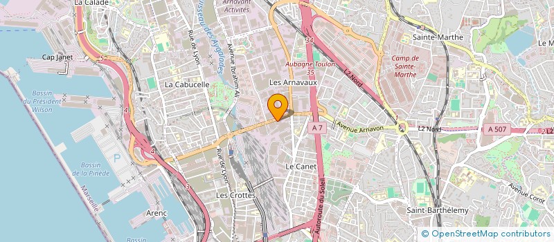 localisation de l'entreprise FONDS DE DOTATION LA PASSERELLE CITE DU SAVOIR ET DE LA CULTURE  MARSEILLE