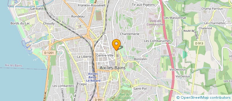 localisation de l'entreprise FONDS DE DOTATION LA VILLA COLLECTION D'ART  AIX-LES-BAINS