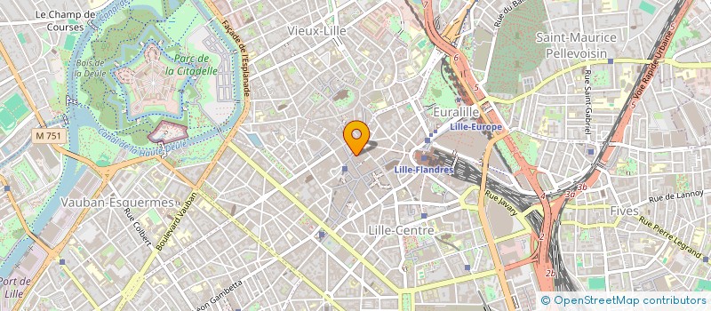 localisation de l'entreprise FONDS DE DOTATION LA VOIX DU NORD à LILLE