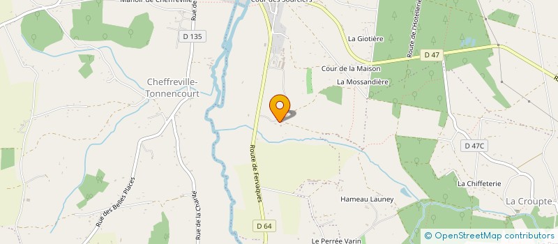 localisation de l'entreprise FONDS DE DOTATION LAMA  MEZIDON VALLEE D'AUGE