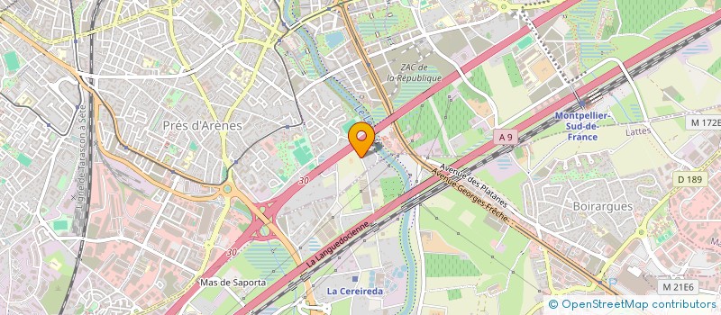 localisation de l'entreprise FONDS DE DOTATION LANGUEDOC MUTUALITE à MONTPELLIER